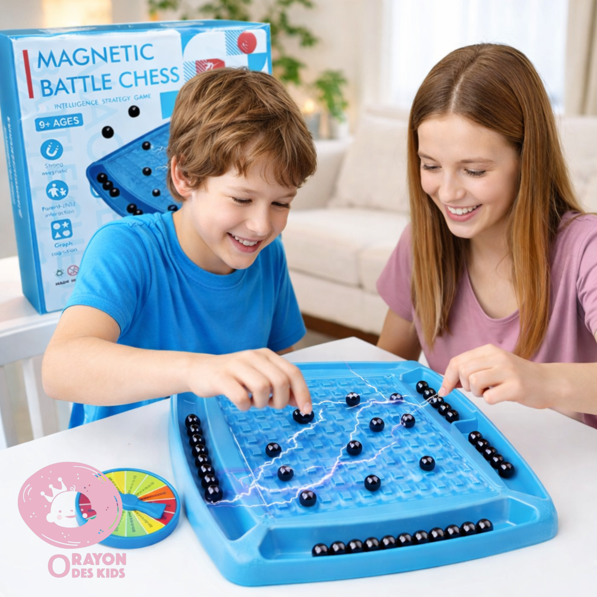 Magnetic Battle Chess – Jeu Stratégique Magnétique pour Enfants & Famille