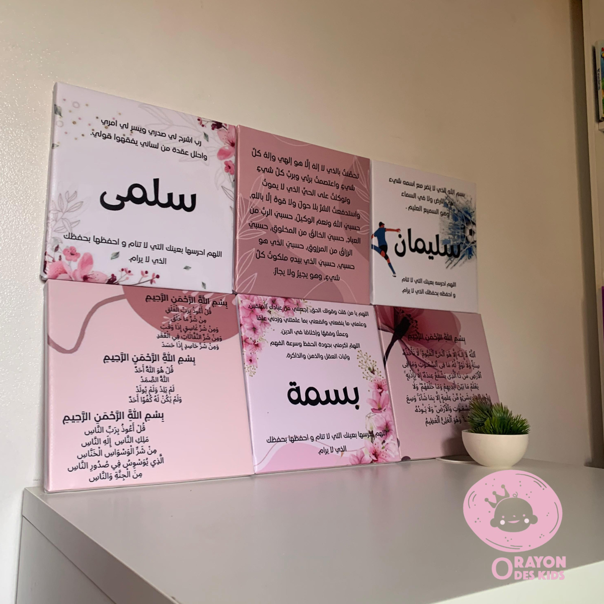 Lot de 6 Tableaux