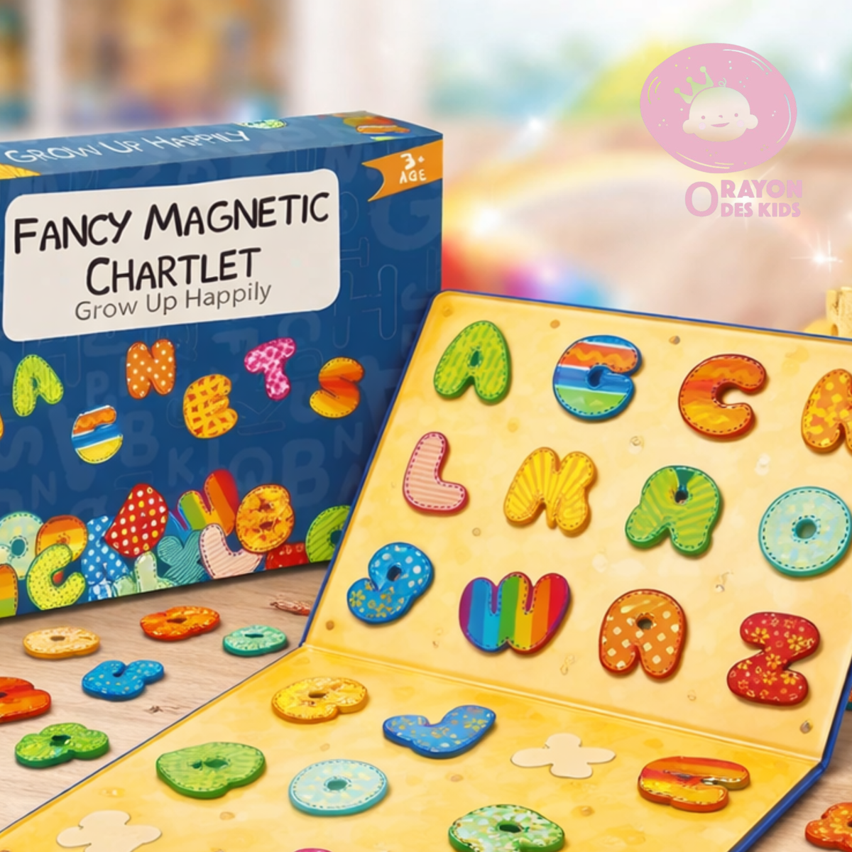 Magnétique Alphabet – Fancy Magnetic Chartlet pour Enfants
