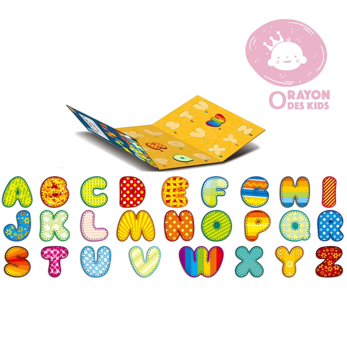 Magnétique Alphabet – Fancy Magnetic Chartlet pour Enfants