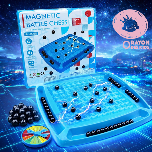 Magnetic Battle Chess – Jeu Stratégique Magnétique pour Enfants & Famille