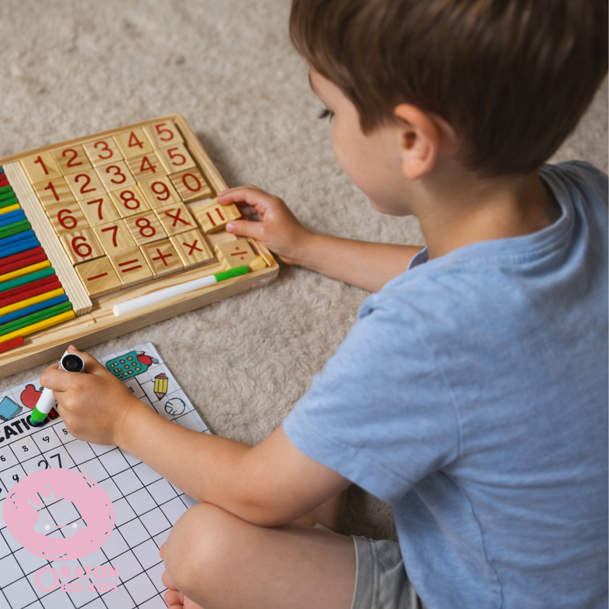 Kit de calcul éducatif pour enfants