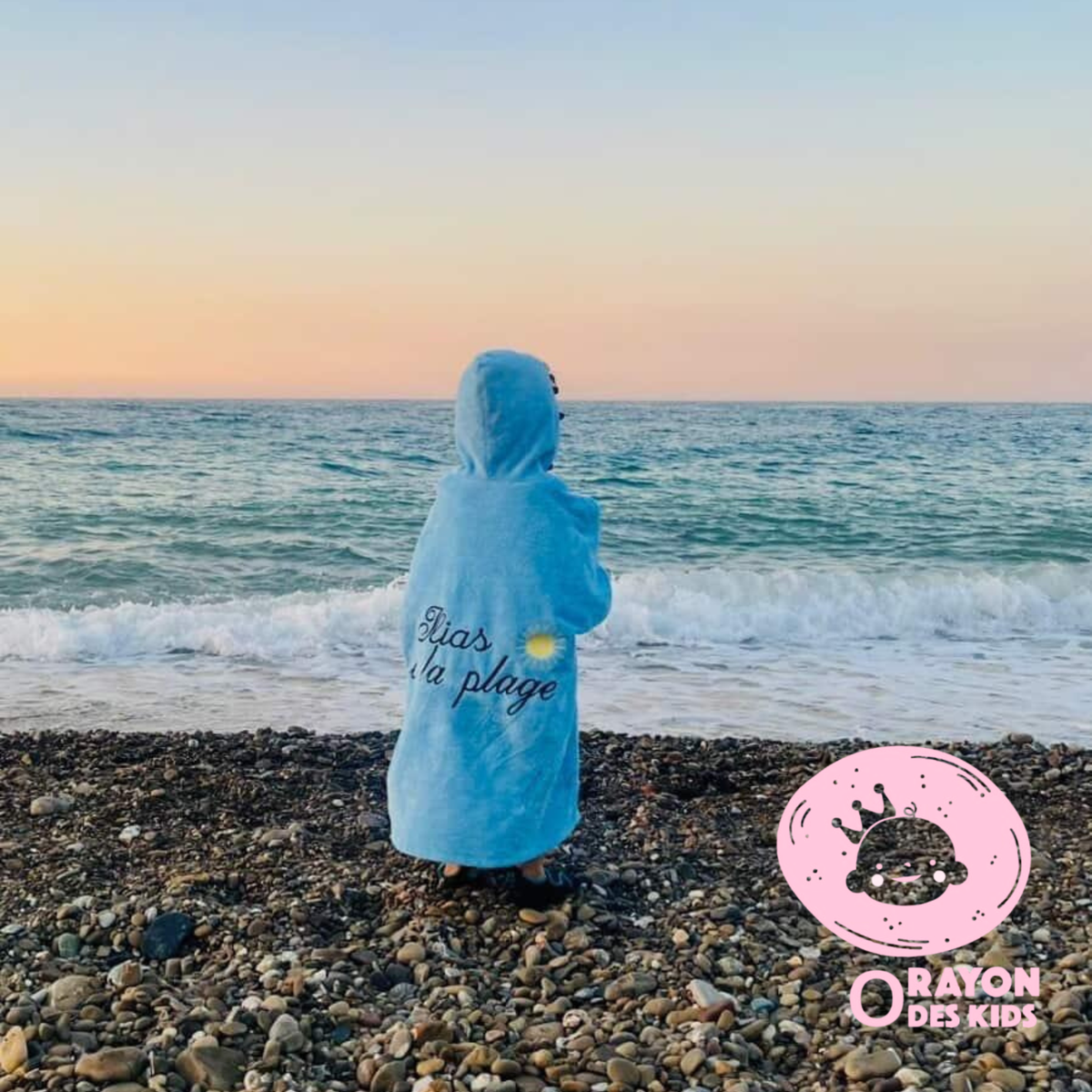 Poncho de plage pour enfant-personnalisé
