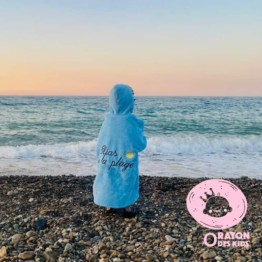 Poncho de plage pour enfant-personnalisé