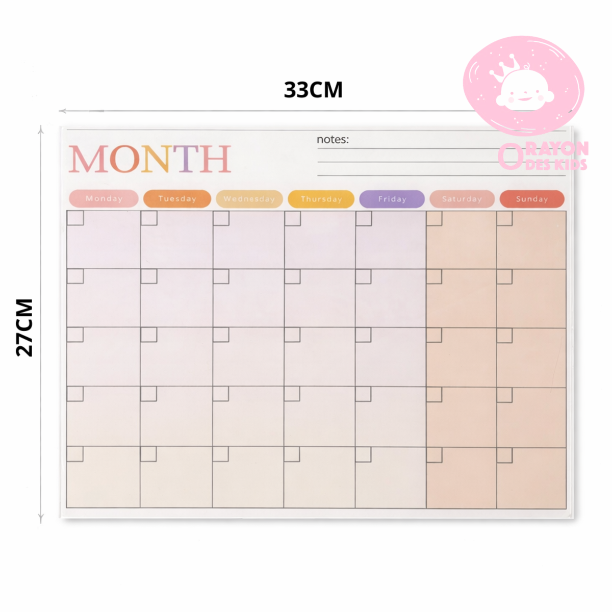Planner Mensuel